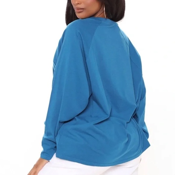 Fashion Nova Cotton Pullover Shirt Tank Definitely Not Your Average Raglan Slve - Picture 2 of 7